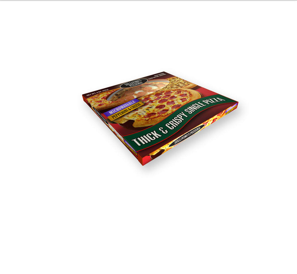 ready meal packaging for pizza