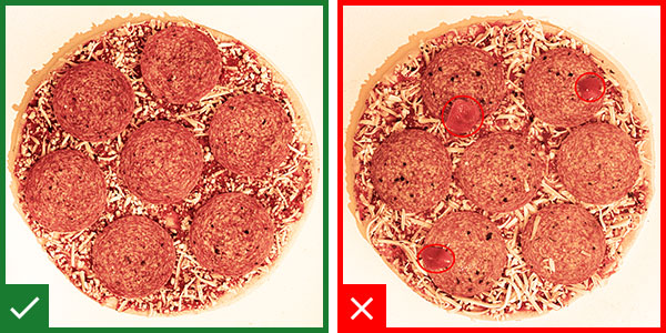 在冷冻披萨上发现不必要的异物