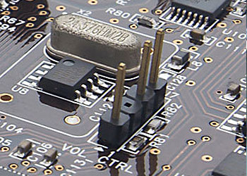Electrical Components on circuit board