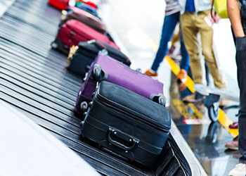 机场行李行李追踪传送带