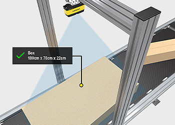 3D-A1000尺寸包，用于清单验证