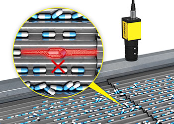 SISTEMA DE视觉阙detecta拉斯pastillas EN UNA班transportadora