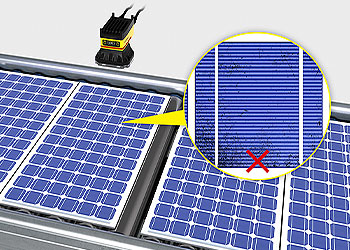 Systèmede Vision Zh Train d'InspecterLesdéfautsdes PanneauxPhotovoltaśques