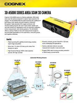 Cognex 3D-A5000 Datasheet Extended