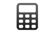grey calculator icon