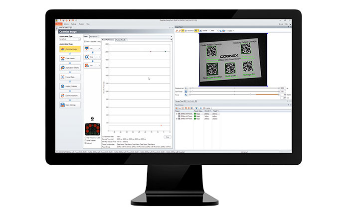 DataMan Setup Tool visible on monitor