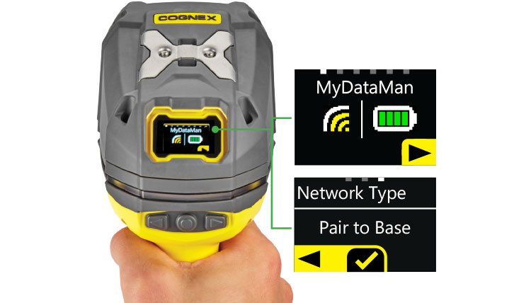 DataMan 8700 OLED display screen