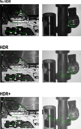 HDR Plus para la inspección de piezas