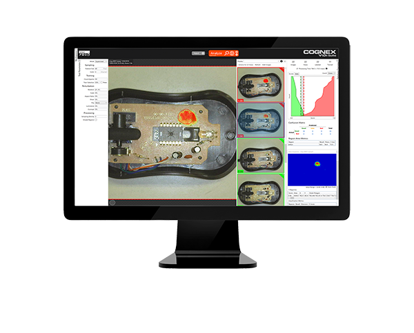 VisionPro Vidi软件在监视器上检查计算机鼠标