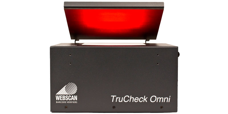 Webscan Trucheck Omni barcode verifier with an extra-large field of view to grade barcodes
