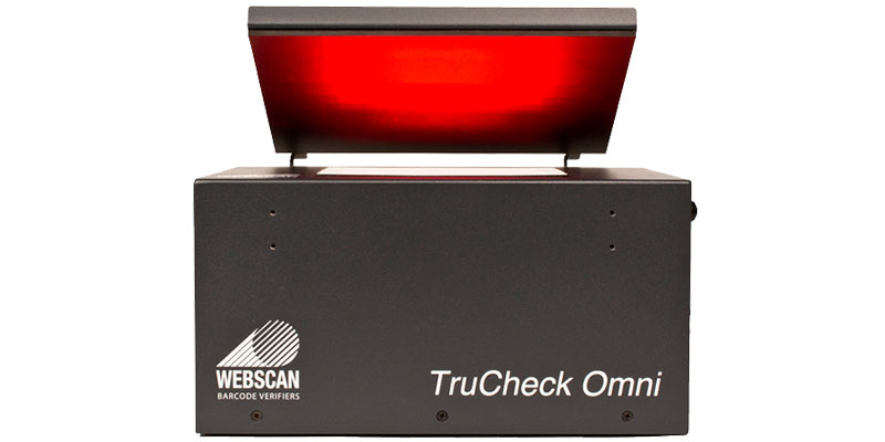 Webscan Trucheck Omni条形码验证器，具有超大型视野为条形码