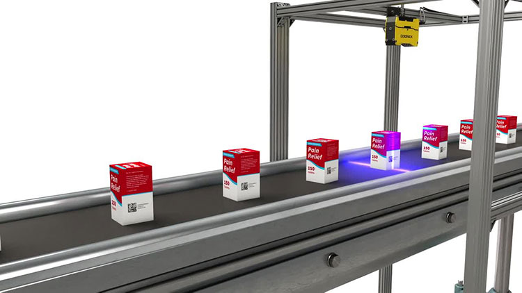 3D vision system inspects pain reliever packaging for defects